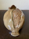 Large DECORATIVE Ceramic PAPAYA Fruit Figurine / Paperweight NEW Tan Brown — photo 2