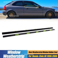 Cinturón de sellado de moldura de ventana para HONDA CIVIC EK 1996-2000 2 piezas