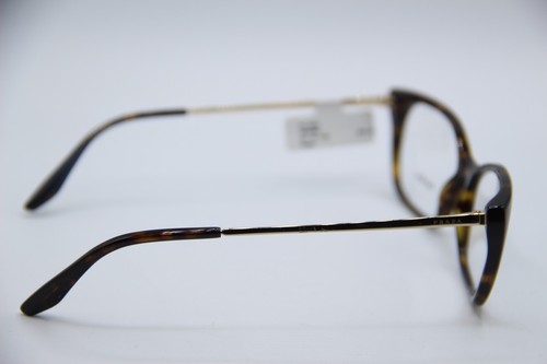 NEW PRADA VPR 3Q PDN-1O1 HAVANA GOLD AUTHENTIC FRAMES EYEGLASSES 54-16 - Picture 4 of 5