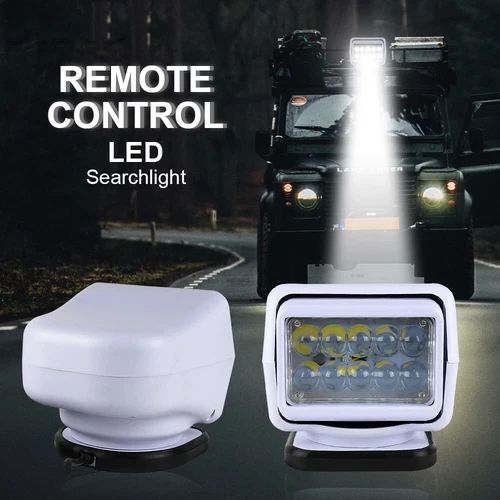 360° Portable Marine Searchlight Wireless LED Spotlight Boats&Truck Off Road - Picture 1 of 7