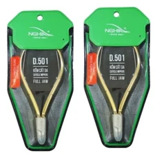 Nghia - Hard Steel Cuticle Nipper D.501 Full Jaw (Pack of 2)