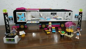 LEGO  Friends #41106 POP STAR TOUR BUS Livi Stephanie Mia 682 pieces Manuals