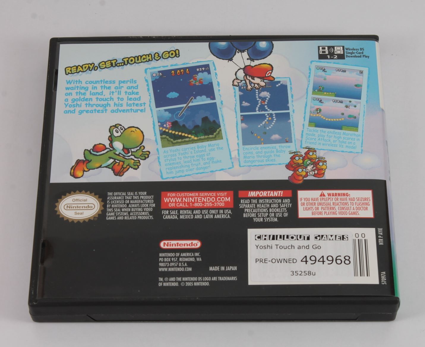 Nintendo DS Yoshi Touch & Go (plays 3ds in 2d) for sale online | eBay