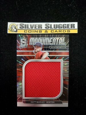 2021 Matt Barnes Spectra Jersey /75! Boston Red Sox!