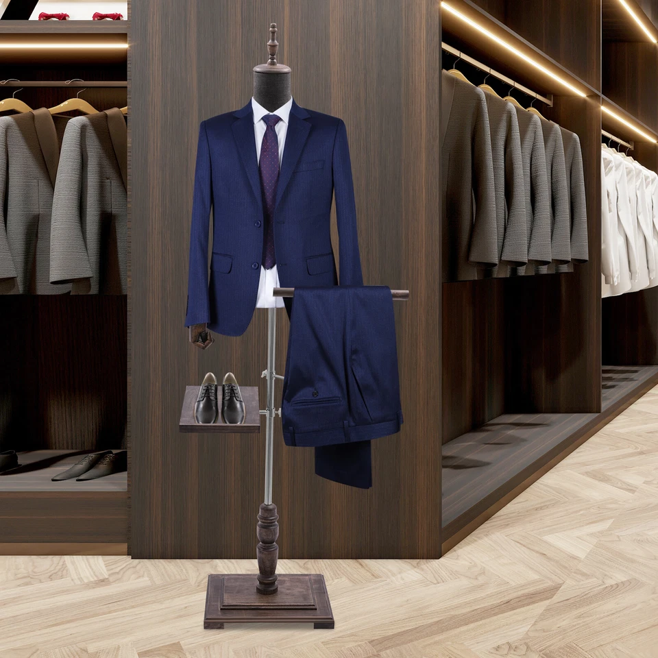 Torso maniquí con forma de vestido negro fijable para mujer adulta con brazos flexibles Foto 3 de 4