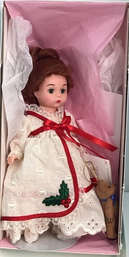Madame Alexander 'Twas The Night Before Xmas 8"" Puppe mit Box, Etikett, Standbär