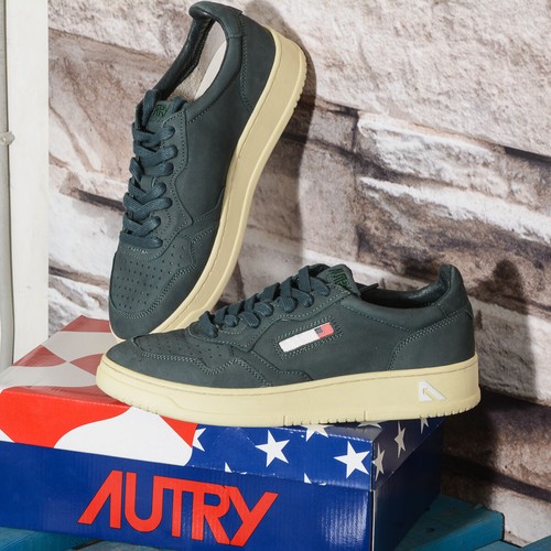 AUTRY Action Shoes Medalist LOW MAN Green Sneakers in Nabuk verde – AULM  NN07 | eBay