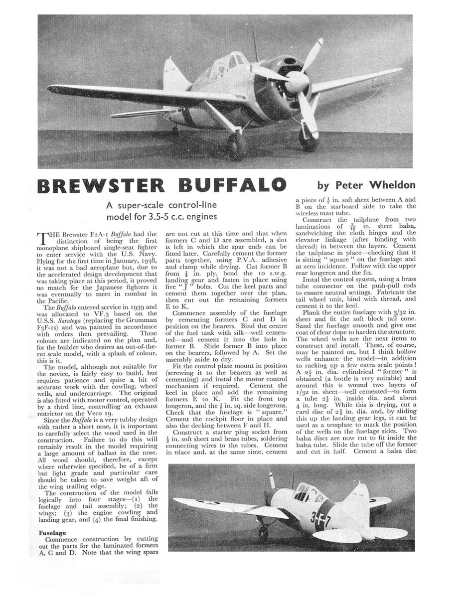 本 BREWSTER BUFFALO / Jean-Louis Couston