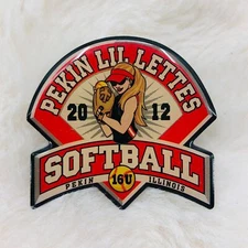 2012 Pekin IL Lillettes 16U Team Girls Softball Lapel Pin