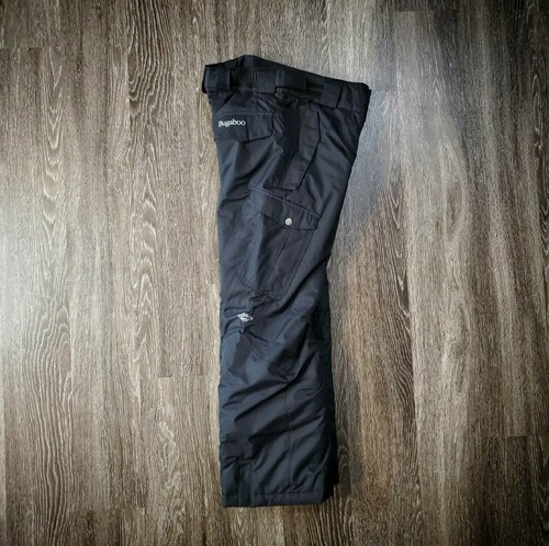 $110 COLUMBIA Bugaboo Omni-tech Black Snowboarding Pants Logo Youth L 14-16 - Picture 5 of 12