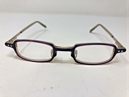 Cinzia Eyeglasses Frames Mod- LEGAL Col #2 Purple Gold 42-21 Full Rim WW74