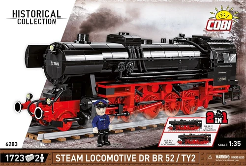 Cobi 6283 DR BR 52/TY2 Steam Locomotive
