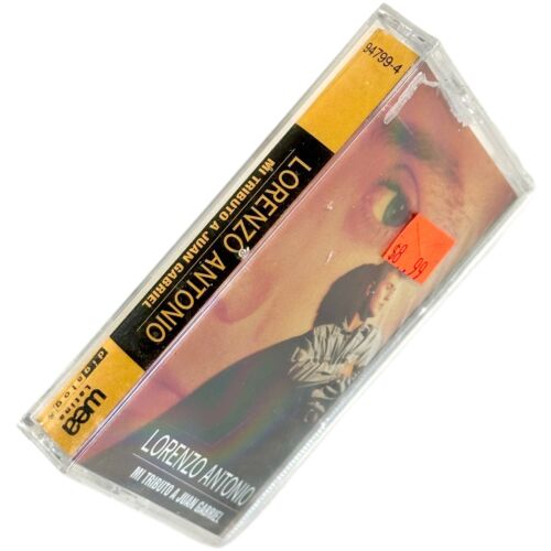 LORENZO ANTONIO Mi Tributo A Juan Gabriel Cassette Tape Nuevo Sellado Latin Rara - Picture 3 of 4