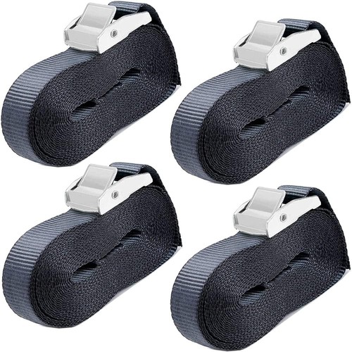 Kayak Tie Down Straps for Car Top Roof Rack Surfboard Lashing Strap Heavy Dut...
