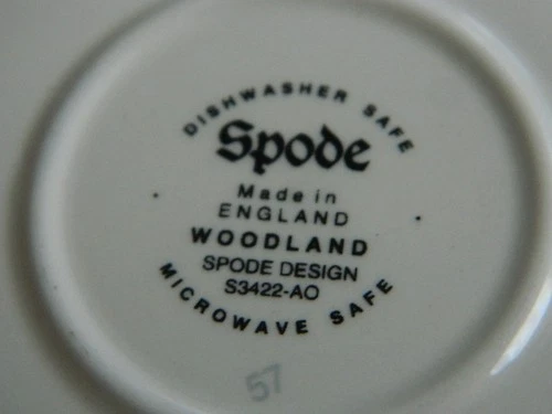 Spode Woodland Teacup & Saucer Set - Thumbnail 3