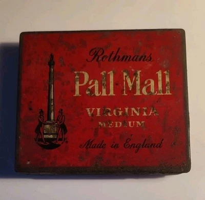 Antike Zigaretten-Dose, Cigarette von Rothmans Pall Mall - Bild 1 von 4