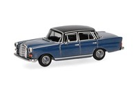 Herpa 430739-004 | Mercedes-Benz 200 Heckflosse | Blau/Schwarz | 1:87