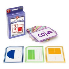 Learning Can Be Fun Educational Fractions Flash Card 87x123mm Ages 6 Years Up