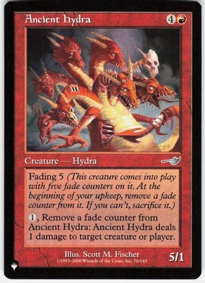Ancient Hydra U The List Reprints 76/143 LP