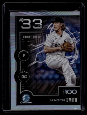 2025 Bowman #BTP-33 Hagen Smith Bowman Scouts Top 100