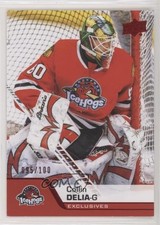 2020-21 Upper Deck AHL Exclusives 95/100 Collin Delia #52 0ir6