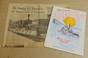 1947 Oregonian Steamboat Photo Page + 1975 Snake River Northwest Passage Program