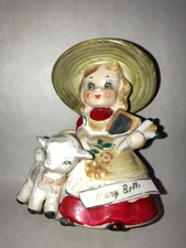 Vtg Artmark Japan Bell Mary Had A Little Lamb Nursery Rhyme Story Book Belle