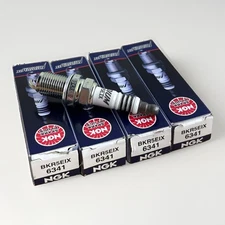 4x Genuine NGK 6341 Iridium IX Spark Plugs BKR5EIX for Toyota Scion VW MB GM thumbnail 2