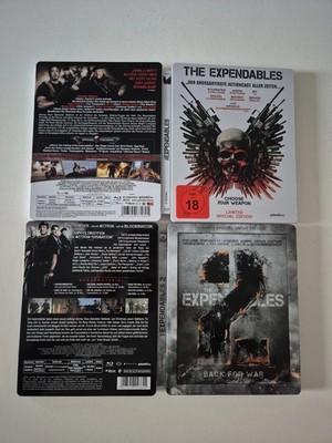 The Expendables 1+2 - Steelbook  Blu Ray    25 % Rabatt beim Kauf von 4