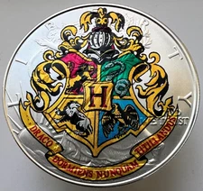 Hogwarts - American Silver Eagle - Harry Potter - 1oz .999 Silver Dollar Coin