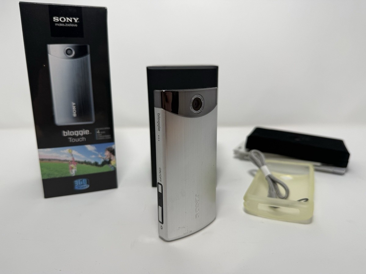 Sony Bloggie Touch 360 Camera MHS-TS20K Silver Excellent Condition