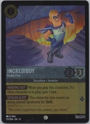 Incrediboy - Buddy Pine 177/204 Wilds Unknown Cold Foil