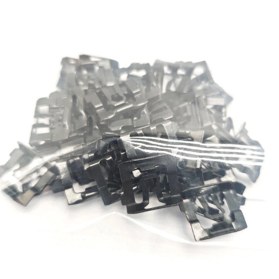 40X Windshield Rear Window Reveal Molding Trim Clips for Ford Mustang 1965-93 - Imagem 2 de 4