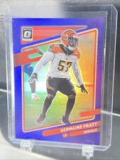 2021 Panini Donruss Optic Germaine Pratt Purple /50 Cincinnati Bengals #136
