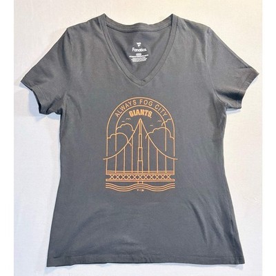 Fanatics Black Women s San Francisco Giants Tee Always Fog City Size Medium