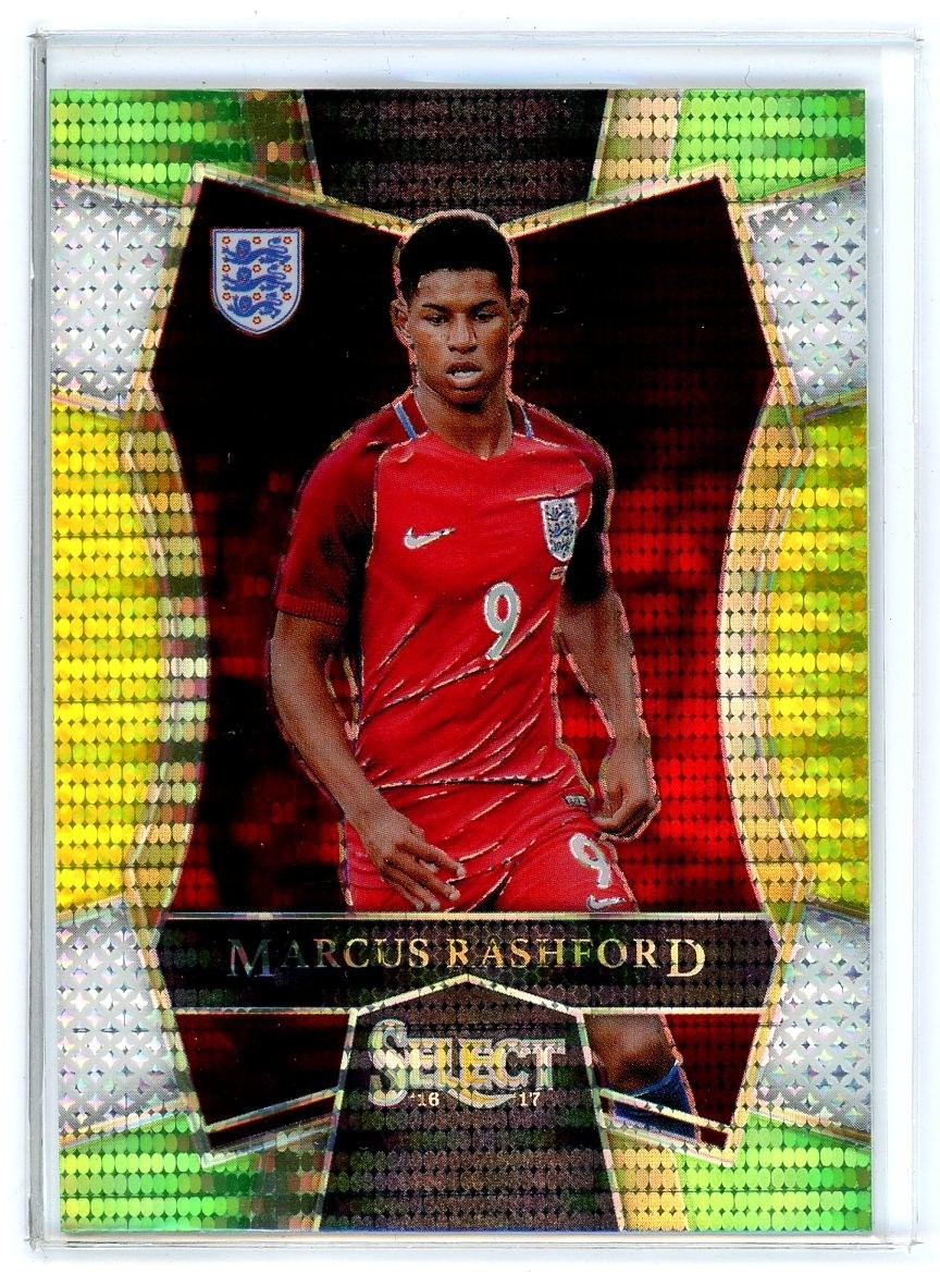 2016-17 Panini Select #151 Marcus Rashford Multi-Color Prizm (DC)