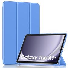 MoKo Trifold Case for Galaxy Tab A9 Plus/A9 11 Inch 2023, Periwinkle