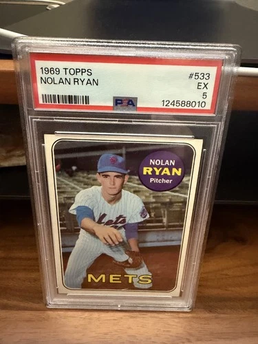 1969 Topps #533 Nolan Ryan PSA 5