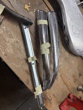 1941 Ford Truck Fender Braces And Trim. I Great Shape. Chrome Solid.