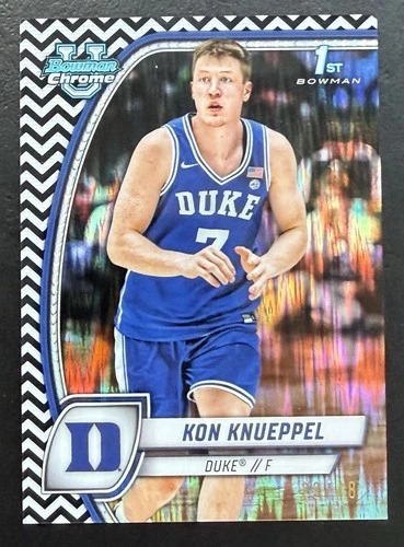 Topps 2024-25 Bowman University Chrome Kon Knueppel Duke #48 1st Bowman /48