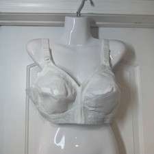 PLAYTEX 18 Hour Sensational Support Bra 38C White 0020/0027/2700 Wireless