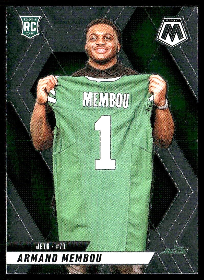 2025 Panini Mosaic Armand Membou #358 RC New York Jets