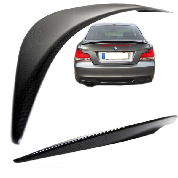 BMW E82 Coupe Carbon Glanz Performance Kofferraumspoiler Hecklippe 07-13-image