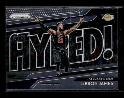 2018-19 Panini Prizm #4 LeBron James Get Hyped!