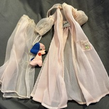 Vintage Barbie NIGHTY NEGLIGEE Outfit Fashion 965 Flower Variation 1959-64