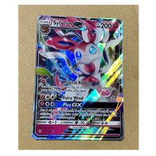 Pokémon Sylveon GX 92/145 Guardians Rising Ultra Rare Holo Fairy Card
