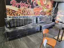 Restaurant Booth Seating Set Banquet Kitchen Bench Storage Corner Sofa