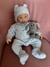 Realistic Weighted Soft-bodied Baby Boy Doll Around 42cm Long