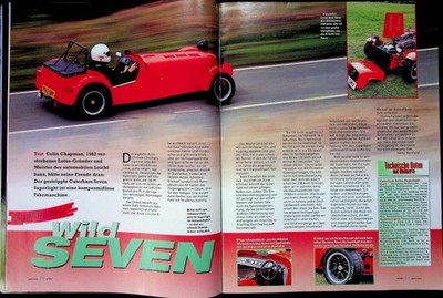 Sport Auto 08/1997 Caterham Seven Superlight mit 138PS im TEST auf 2 Seiten