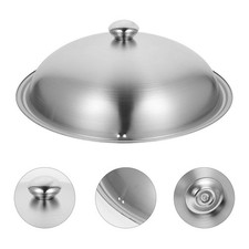 Stainless Steel Pot Lid Pan Top Cover Dome for Pans Work Universal